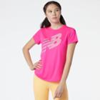 New Balance Women's Printed Accelerate Short Sleeve