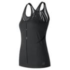 New Balance 91128 Women's Stretch Mesh Tank - Black (wt91128bk)