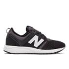 New Balance 247 Classic Kids' Pre-school Lifestyle Shoes - Black/white (kl247bgp)