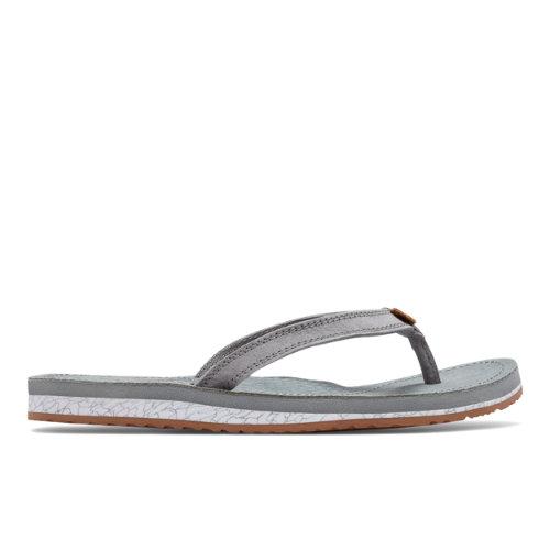 New Balance Classic Thong Women's Flip Flops Shoes - Grey/tan (w6078ggm)
