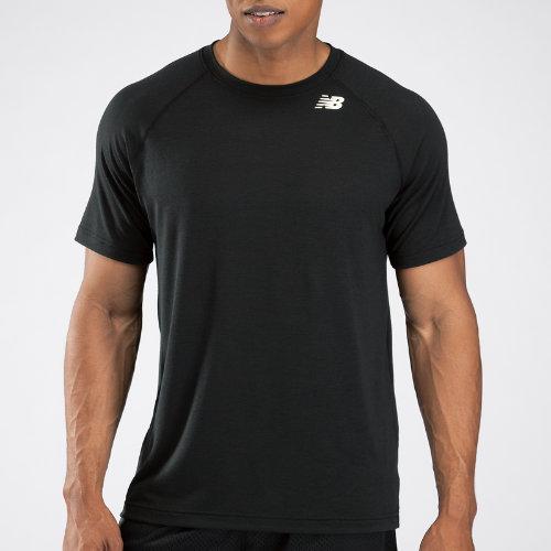 New Balance 3103 Men's Short Sleeve Tech Shirt - Team Black (tmmt3103tbk)