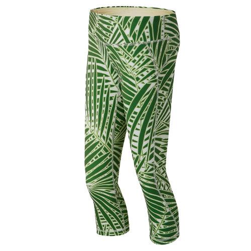 New Balance 63150 Women's J.crew Printed Capri - Green (wp63150ppt)