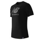 New Balance 53511 Men's Short Sleeve Logo Tee - Black (mt53511bk)