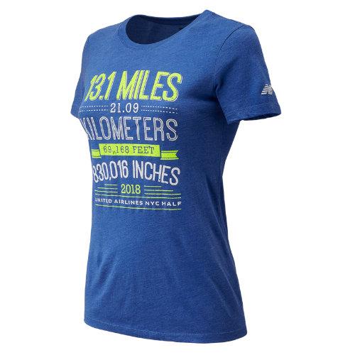 New Balance 81601 Women's United Airlines Nyc Half Distance Short Sleeve - (wt81601c)