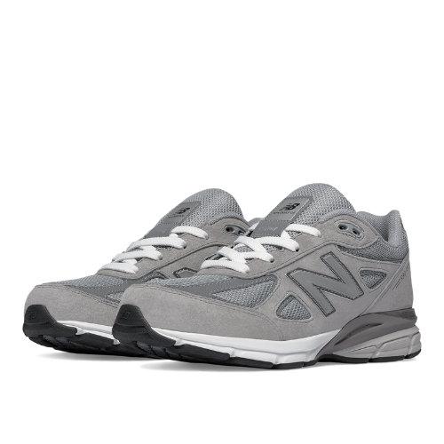 New Balance 990v4 Kids Grade School Lifestyle Shoes - Grey (kj990glg)