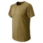 New Balance 708 Men's Merino Wool Base Layer Short Sleeve Tee - Coyote (mil708coy)