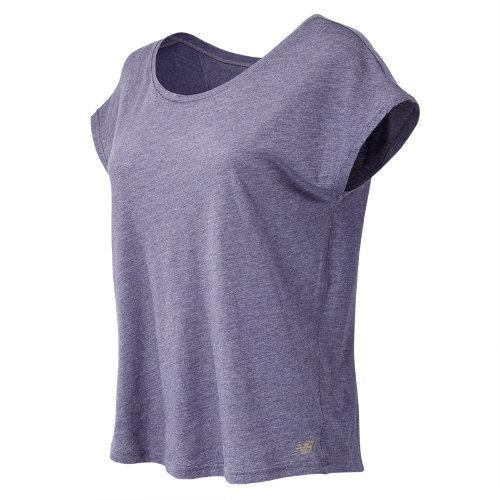 New Balance 71450 Women's Cotton Tee - Purple (wt71450dch)