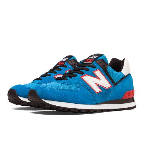 New Balance 574 Connoisseur Guitar Men's Made In Usa Shoes - Cobalt Blue, White, Black (us574cbu)