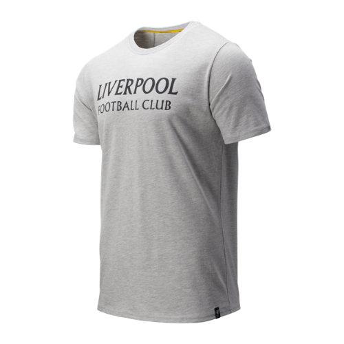 New Balance 931026 Men's Liverpool Fc Travel Graphic Tee - Grey/black (mt931026grm)