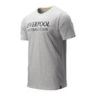 New Balance 931026 Men's Liverpool Fc Travel Graphic Tee - Grey/black (mt931026grm)
