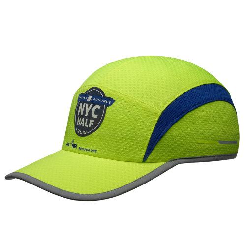 New Balance Men's & Women's United Airlines Nyc Half 5 Panel Performance Cap - (500362)