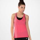 New Balance 4183 Women's Inspire Layering Tank - Watermelon, Sunny Lime (wft4183wtm)