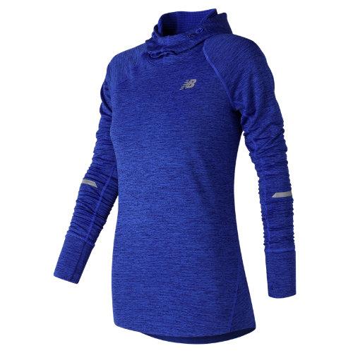 New Balance 73220 Women's Nb Heat Hoodie - Blue (wt73220vcr)