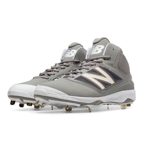 New Balance Mid-cut 4040v3 Metal Cleat Men's Mid-cut Cleats Shoes - Grey (m4040gw3)