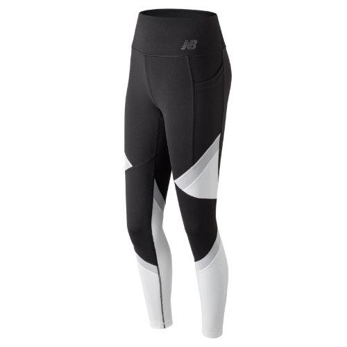 New Balance 83142 Women's High Rise Transform Pocket Tight - Black/white (wp83142bkw)