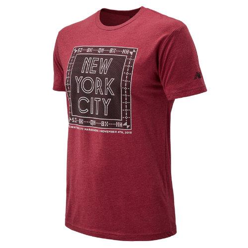 New Balance 83610 Men's Nyc Marathon Tile Tee - (mt83610m)