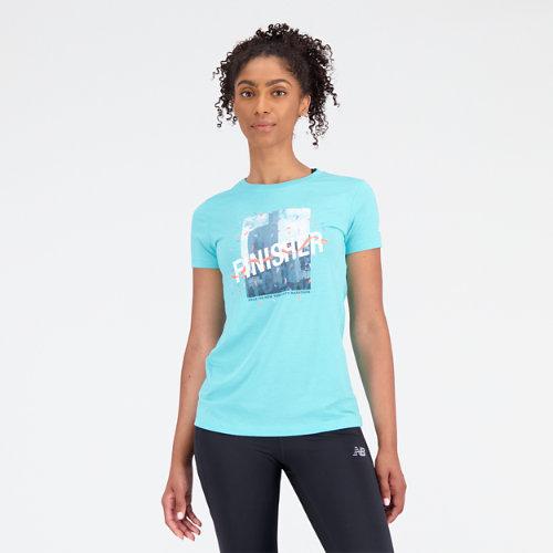 New Balance Women's Nyc Marathon Finish Line Graphic Tee