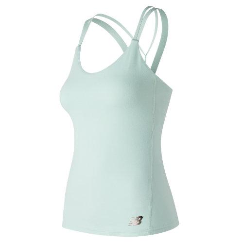New Balance 73455 Women's Strappy Bra Tank - Green (wt73455wvp)