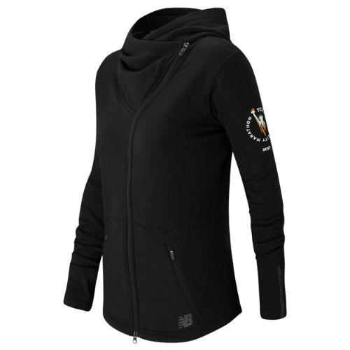New Balance 73100 Women's Nyc Marathon Nb Heat En Route Jacket - Black (wj73100vbk)