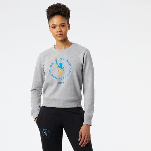 New Balance Women's Nyc Marathon Nb Essentials Crew Fleece