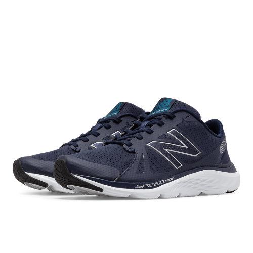 New Balance 690v4 Men's Neutral Cushioning Shoes - Navy, Silver (m690hb4)