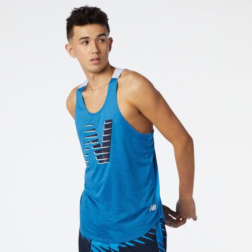 New Balance Men's Printed Fast Flight Singlet
