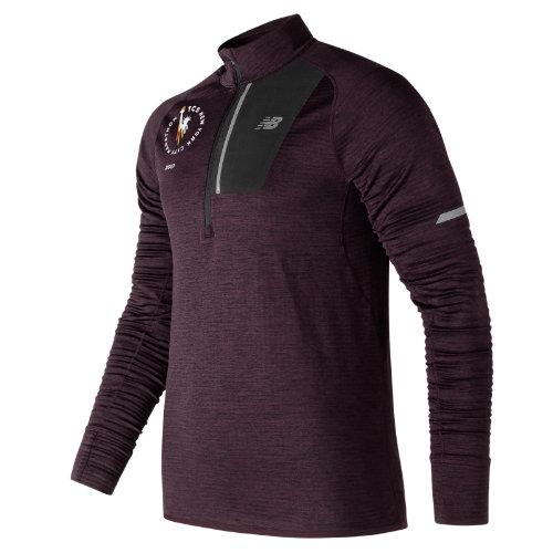 New Balance 73220 Men's Nyc Marathon Nb Heat Half Zip - Purple (mt73220vboe)