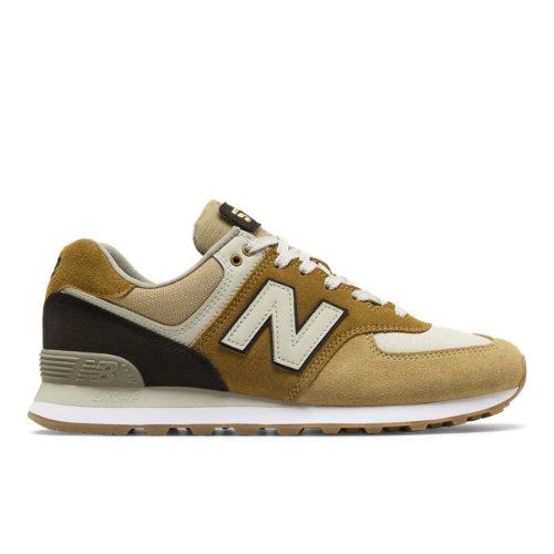 New Balance 574 Military Patch Men's 574 Shoes - Tan/black (ml574mlc)