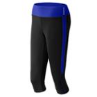 New Balance 4394 Women's Vitalize Capri - Black, Uv Blue (wfp4394uvb)