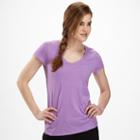 New Balance 4192 Women's V Neck Tee - Violet (wet4192vl)