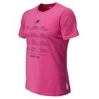 New Balance 5168 Men's Sneaker Tee - Pink Glo, Navy (emet5168pfl)