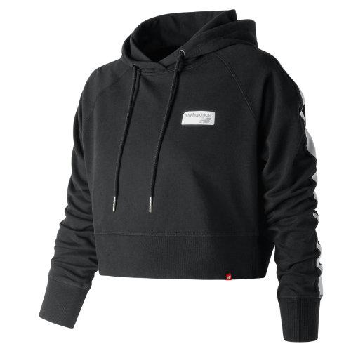 New Balance 91587 Women's Nb Athletics Cropped Hoodie - (wt91587)