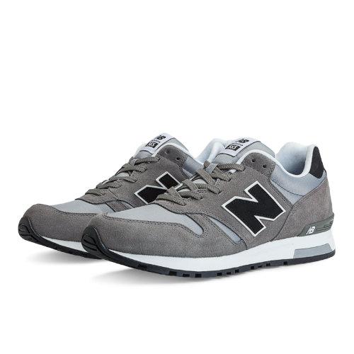 New Balance Rip-stop 565 Men's Lifestyle Shoes - Grey, Black (ml565gr)