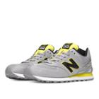 New Balance 574 Summer Waves Men's 574 Shoes - Light Grey/yellow (ml574sic)
