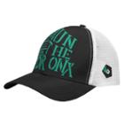 New Balance Men's & Women's Bronx Technical Trucker Hat - Black/green (340005)