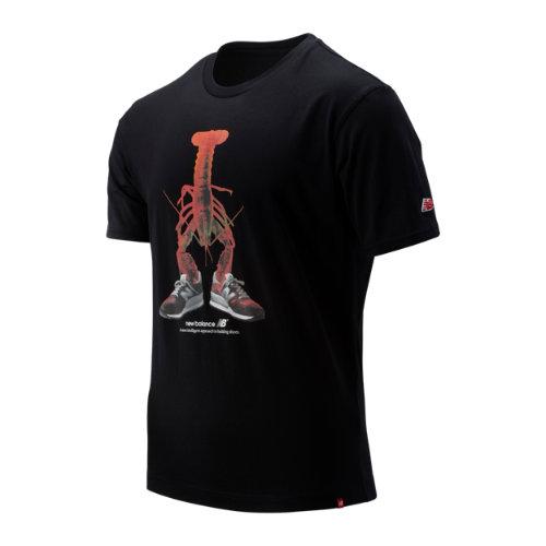 New Balance 93527 Men's Poster Pack Lobster Tee - Black (mt93527bk)