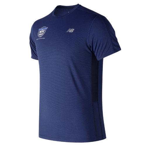 New Balance 73061 Men's United Nyc Half Accelerate Training Short Sleeve - (mt73061c)