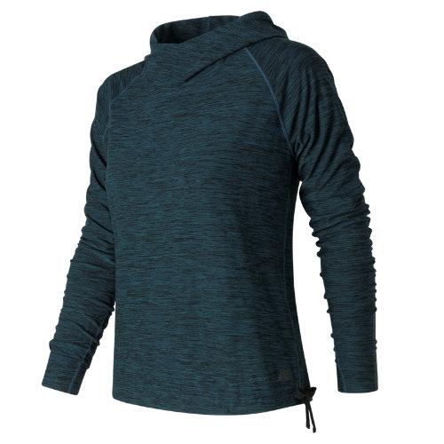 New Balance 71137 Women's In Transit Hoodie - Blue (wt71137tnh)