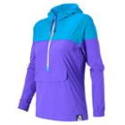 New Balance 53518 Women's Essentials Plus 90s Windbreaker - Sea Glass (wj53518sgm)