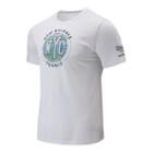 New Balance 93418 Men's Court Graphic Tee - White (mt93418wt)