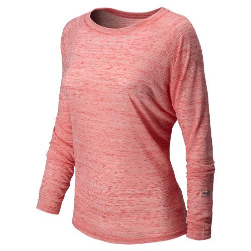 New Balance 5175 Women's Inspire Pullover - Bright Cherry Heather (wft5175brh)