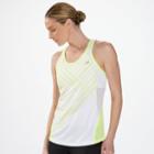 New Balance 4125 Women's Momentum Racerback Print - Sunny Lime, White (wrt4125syl)