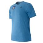 New Balance 53081 Men's United Nyc Half Finisher Ss Tee - Blue (mt53081vebh)