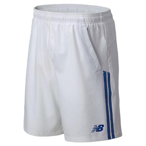 New Balance 5147 Men's Tournament 9 Inch Short - White, Blue (mts5147wt)