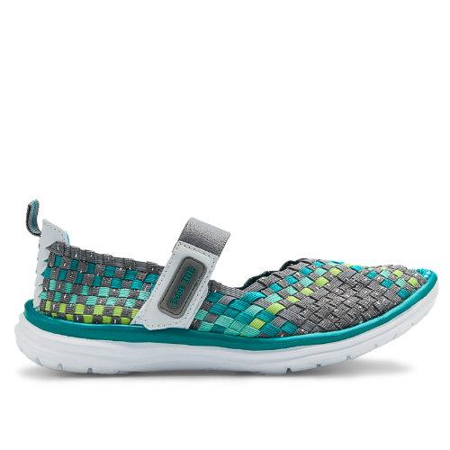 Cobb Hill Wink-ch Women's Casuals Shoes - Teal, Yellow, Grey (cbo02grm)