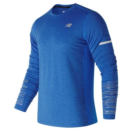 New Balance 71201 Men's Viz Long Sleeve - Blue (mt71201elb)