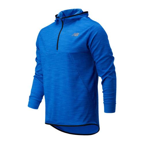 New Balance Mens Tenacity Hooded Quarter Zip