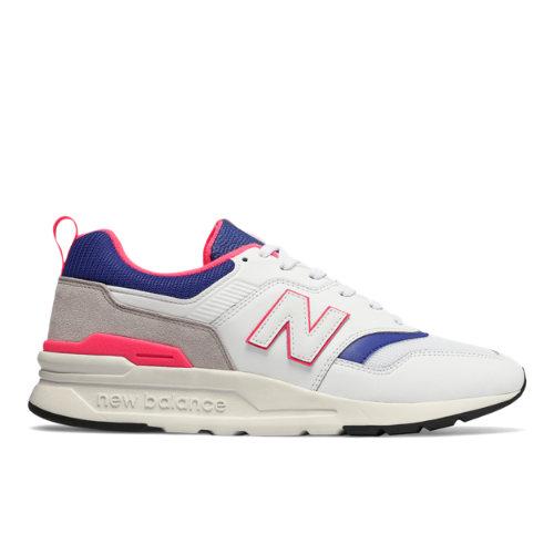 New Balance 997h Men's Classics Shoes - White/blue (cm997haj)