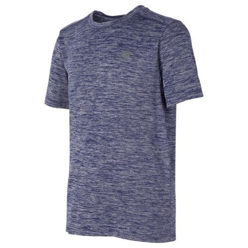 New Balance 12514 Kids' Short Sleeve Performance Tee - Silver/blue (bt12514svb)