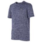 New Balance 12514 Kids' Short Sleeve Performance Tee - Silver/blue (bt12514svb)